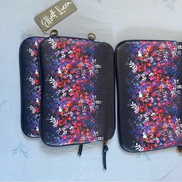 Elliott Lucca Floral Black Clutch Set - Picture 3 of 8